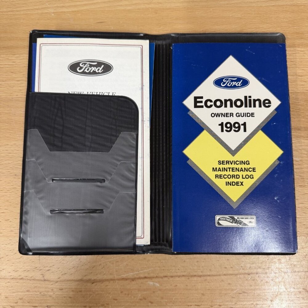 1991 Ford Econoline Owners Manual Users Guide Reference Operator Book Fuses OEM